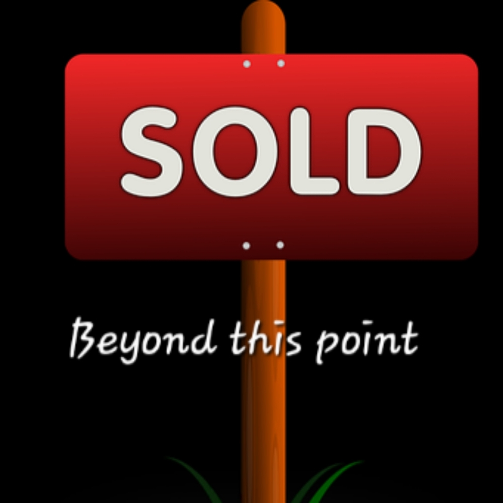 Sold beyond this point
